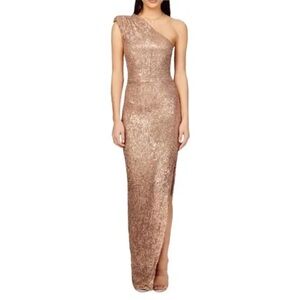 Nookie Gold One Shoulder Dress